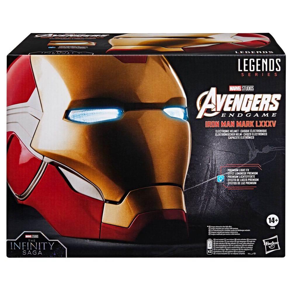 Avengers: Endgame Marvel Legends Elektronischer Helm Iron Man Mark LXXXV