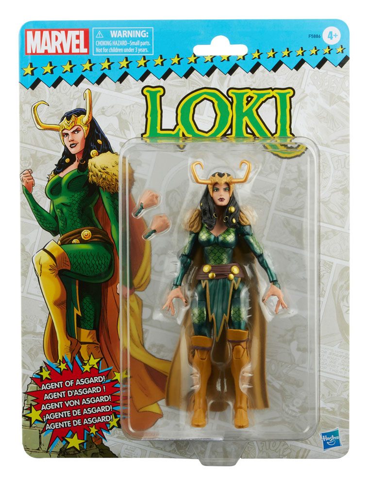 Marvel Legends Retro Collection Series Actionfigur 2022 Loki - Agent of Asgard 10 cm