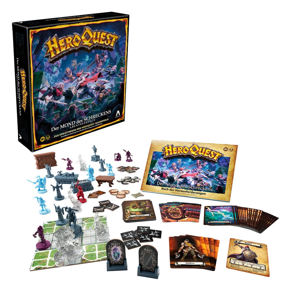 HeroQuest Brettspiel-Erweiterung Der Mond des Schreckens Abenteuerpack *Deutsche Version*