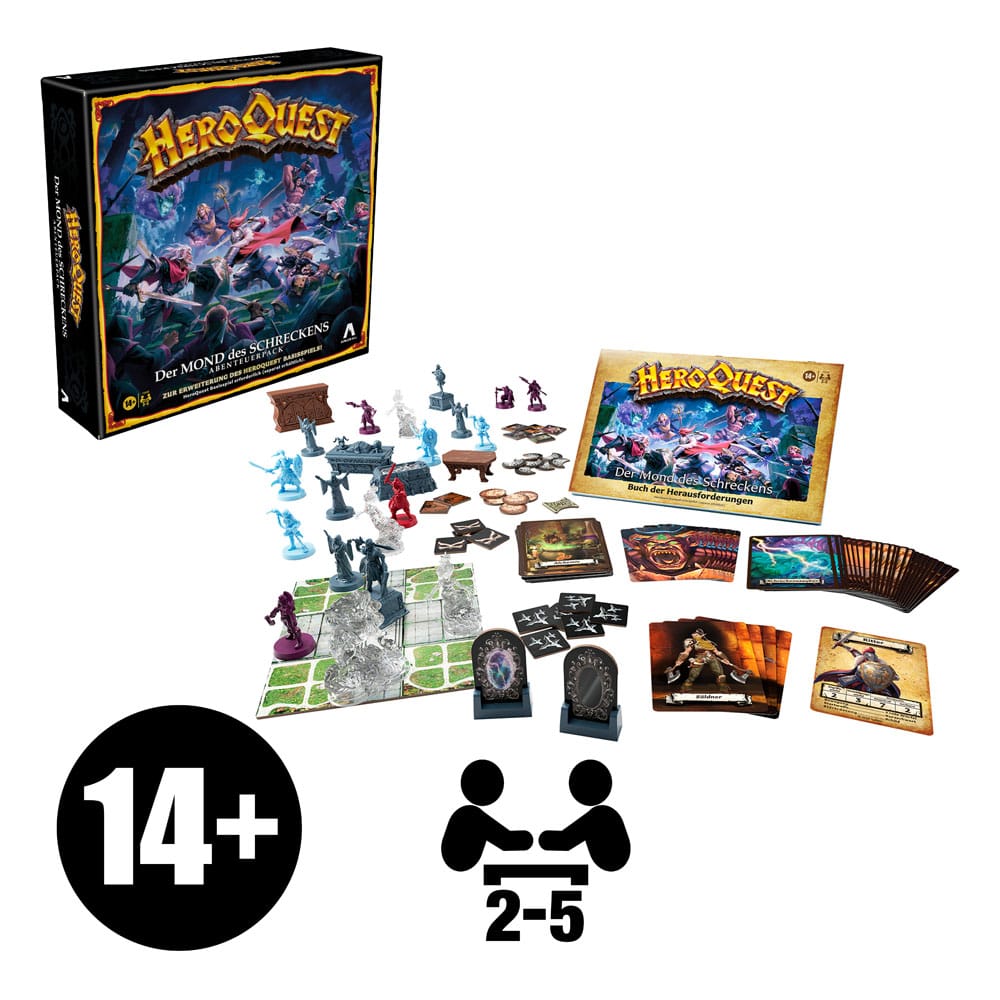 HeroQuest Brettspiel-Erweiterung Der Mond des Schreckens Abenteuerpack *Deutsche Version*