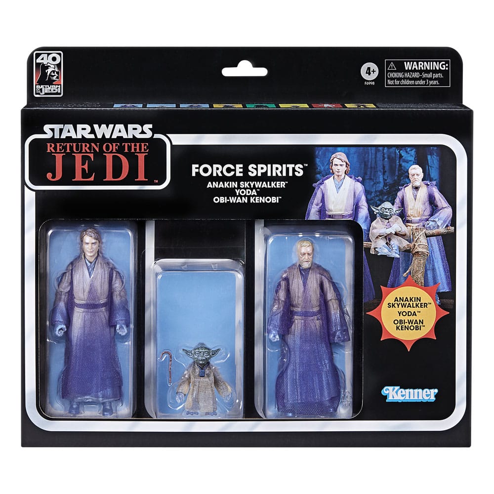 Star Wars Episode VI Black Series Actionfiguren 3er-Pack Force Spirits 15 cm