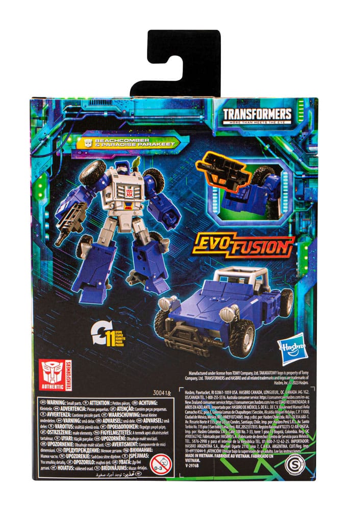 Transformers Generations Legacy Evolution Deluxe Class Actionfigur Beachcomber & Paradise Parakeet 14 cm