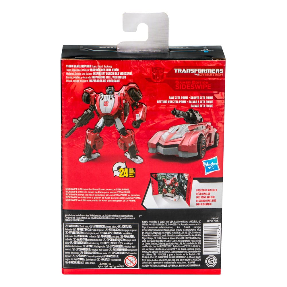 Transformers: War for Cybertron Studio Series Deluxe Class Actionfigur Gamer Edition Sideswipe 11 cm