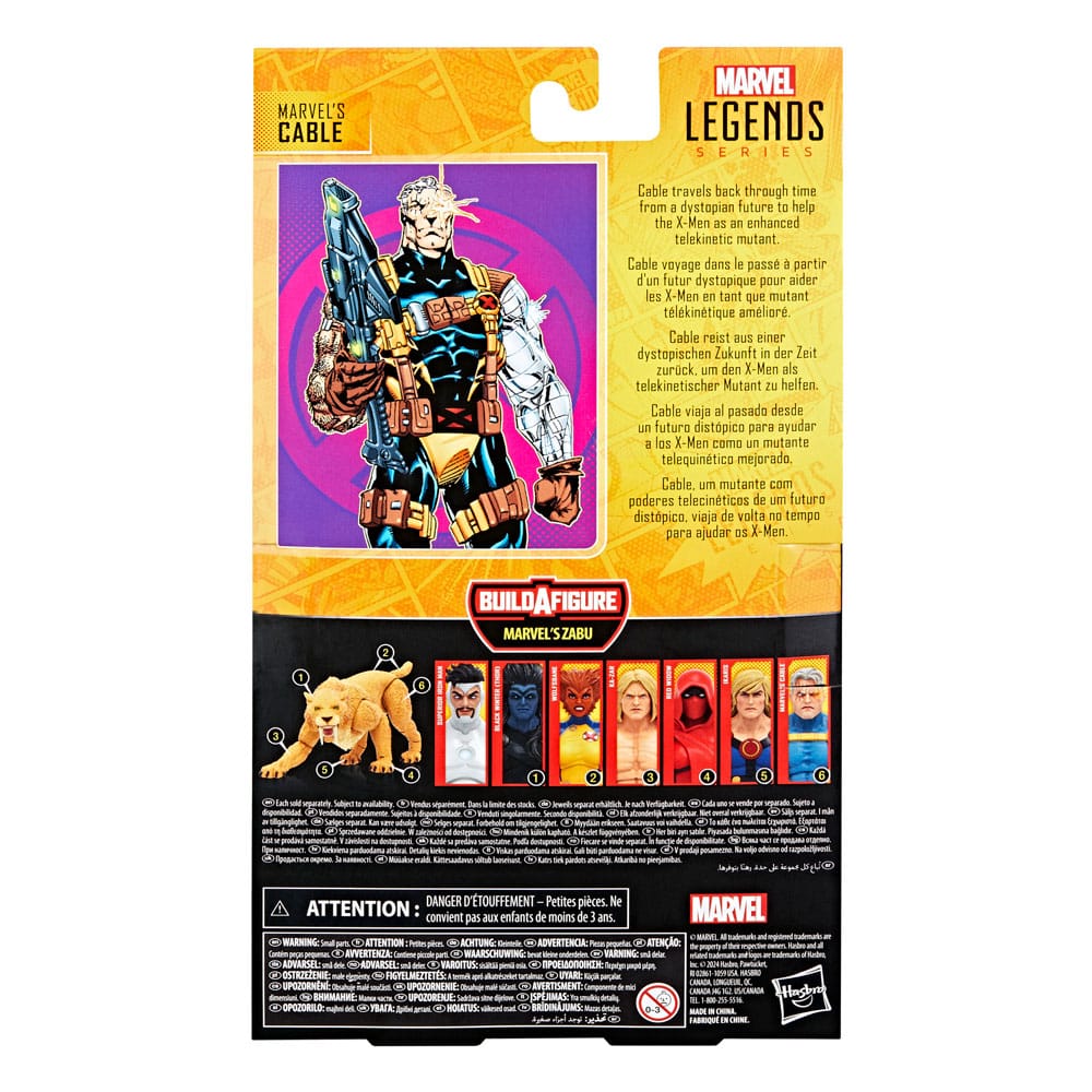 Marvel Legends Actionfigur Marvel's Cable (BAF: Marvel's Zabu) 15 cm