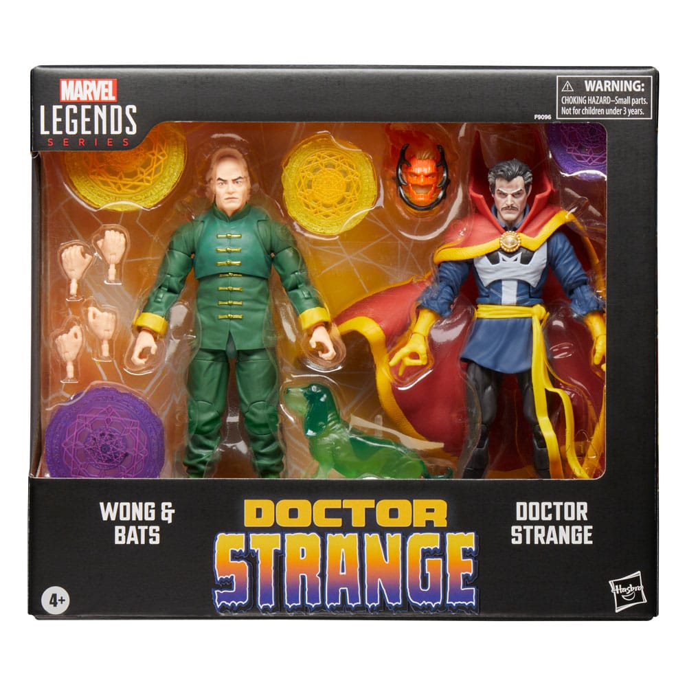 Doctor Strange Marvel Legends Actionfiguren 3er-Pack Doctor Strange, Wong & Bats 15 cm