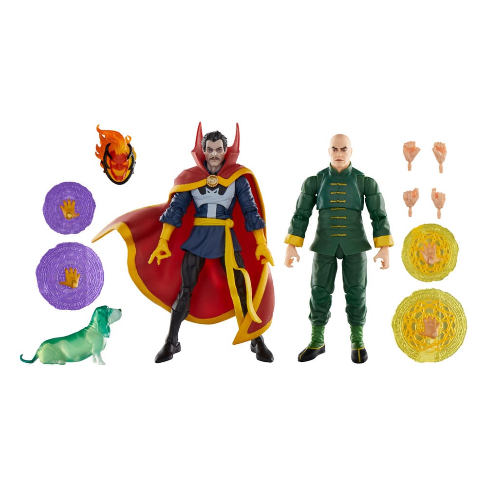 Doctor Strange Marvel Legends Actionfiguren 3er-Pack Doctor Strange, Wong & Bats 15 cm