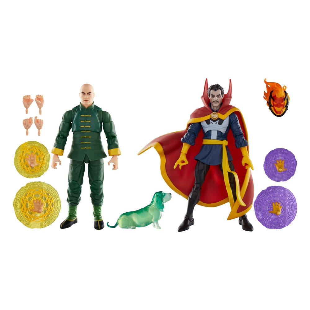 Doctor Strange Marvel Legends Actionfiguren 3er-Pack Doctor Strange, Wong & Bats 15 cm