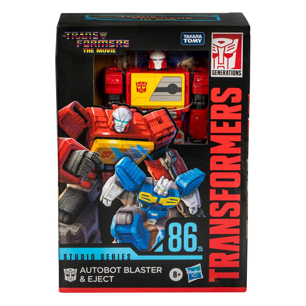 The Transformers: The Movie Generations Studio Series Voyager Class Actionfigur Autobot Blaster & Eject 16 cm