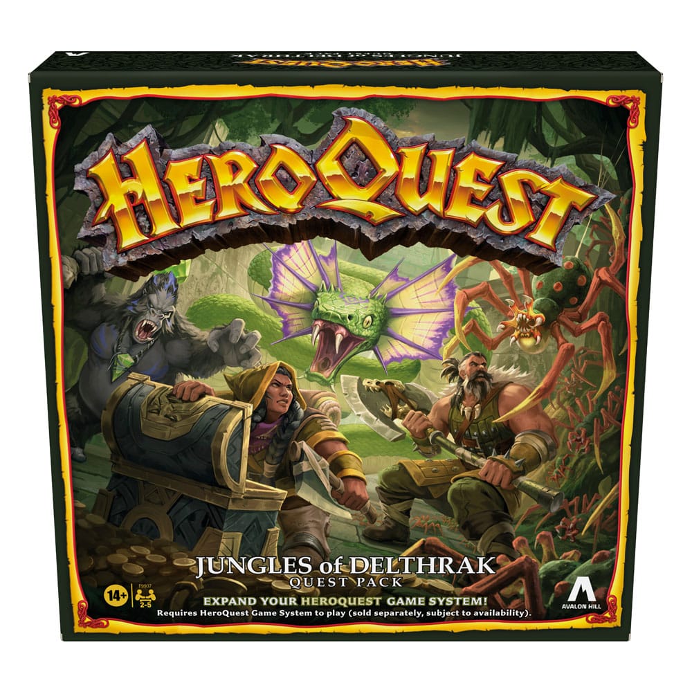 HeroQuest Brettspiel-Erweiterung Jungles of Delthrak Abenteuerpack *Englische Version*