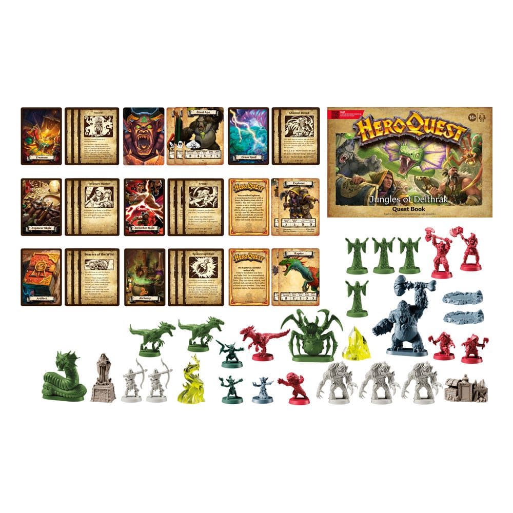 HeroQuest Brettspiel-Erweiterung Jungles of Delthrak Abenteuerpack *Englische Version*
