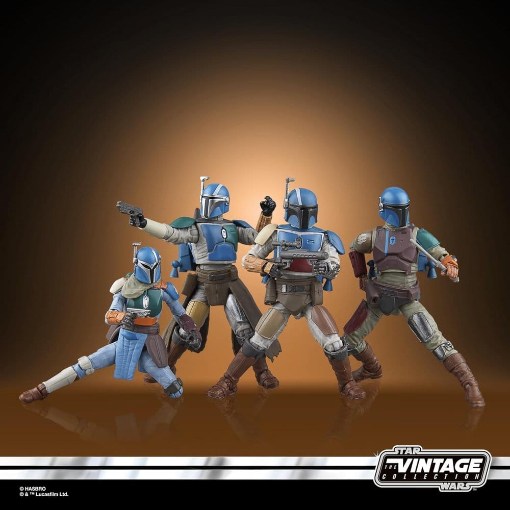 Star Wars The Mandalorian Vintage Collection Actionfiguren 4er-Pack Mandalorian Shriek-Hawk 10 cm