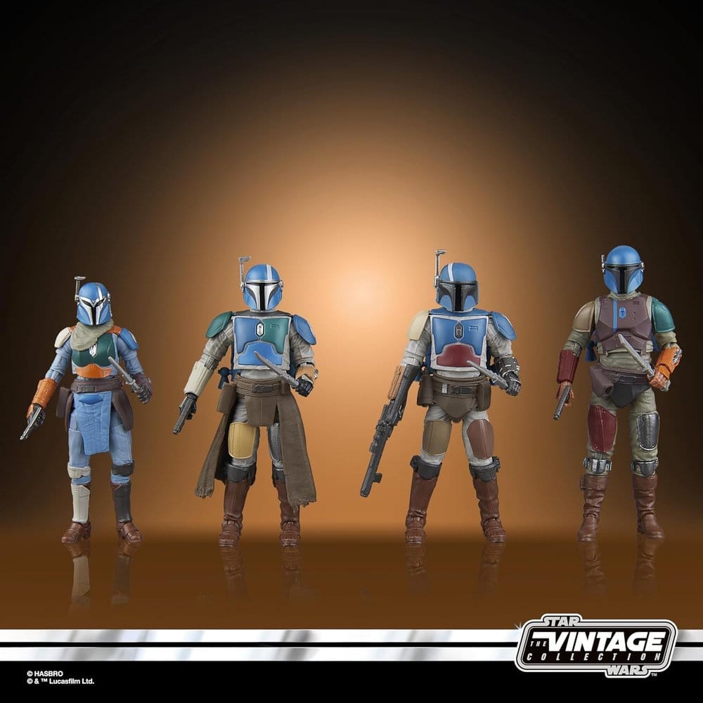 Star Wars The Mandalorian Vintage Collection Actionfiguren 4er-Pack Mandalorian Shriek-Hawk 10 cm