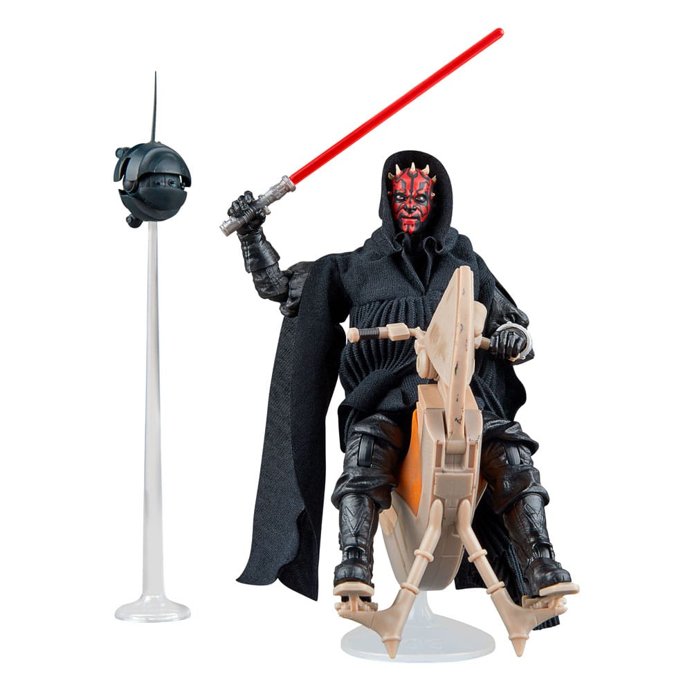 Star Wars Episode I Black Series Fahrzeug mit Actionfigur Darth Maul & Sith Speeder 25th Anniversary