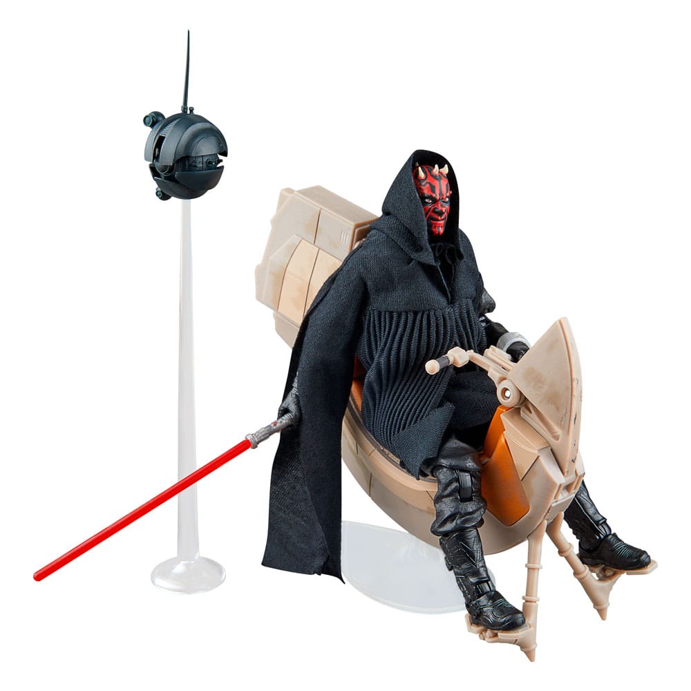 Star Wars Episode I Black Series Fahrzeug mit Actionfigur Darth Maul & Sith Speeder 25th Anniversary