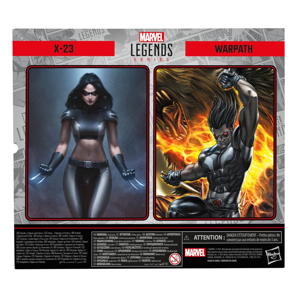 X-Force Marvel Legends Actionfiguren 2er-Pack X-23 & Warpath 15 cm