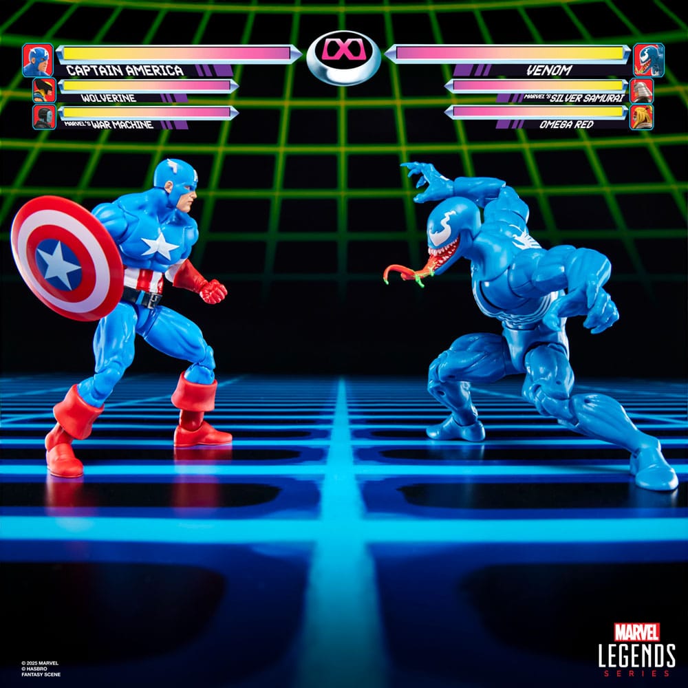 Marvel Legends Gamerverse Actionfiguren 2er-Pack Captain America vs. Venom 15 cm