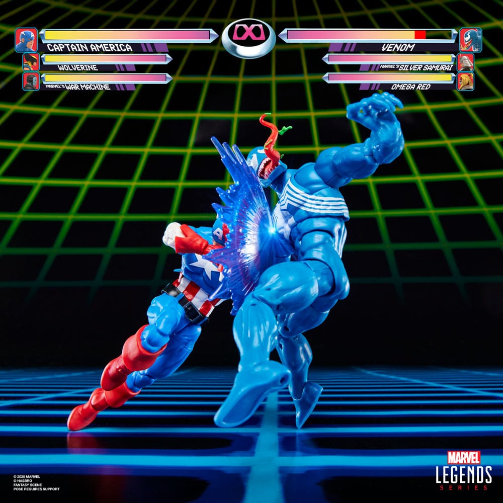 Marvel Legends Gamerverse Actionfiguren 2er-Pack Captain America vs. Venom 15 cm