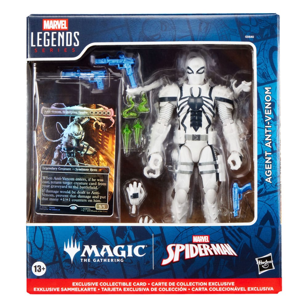 Marvel Legends Magic: The Gathering Actionfigur Agent Anti-Venom (plus exklusive Foil-Karte) 15 cm