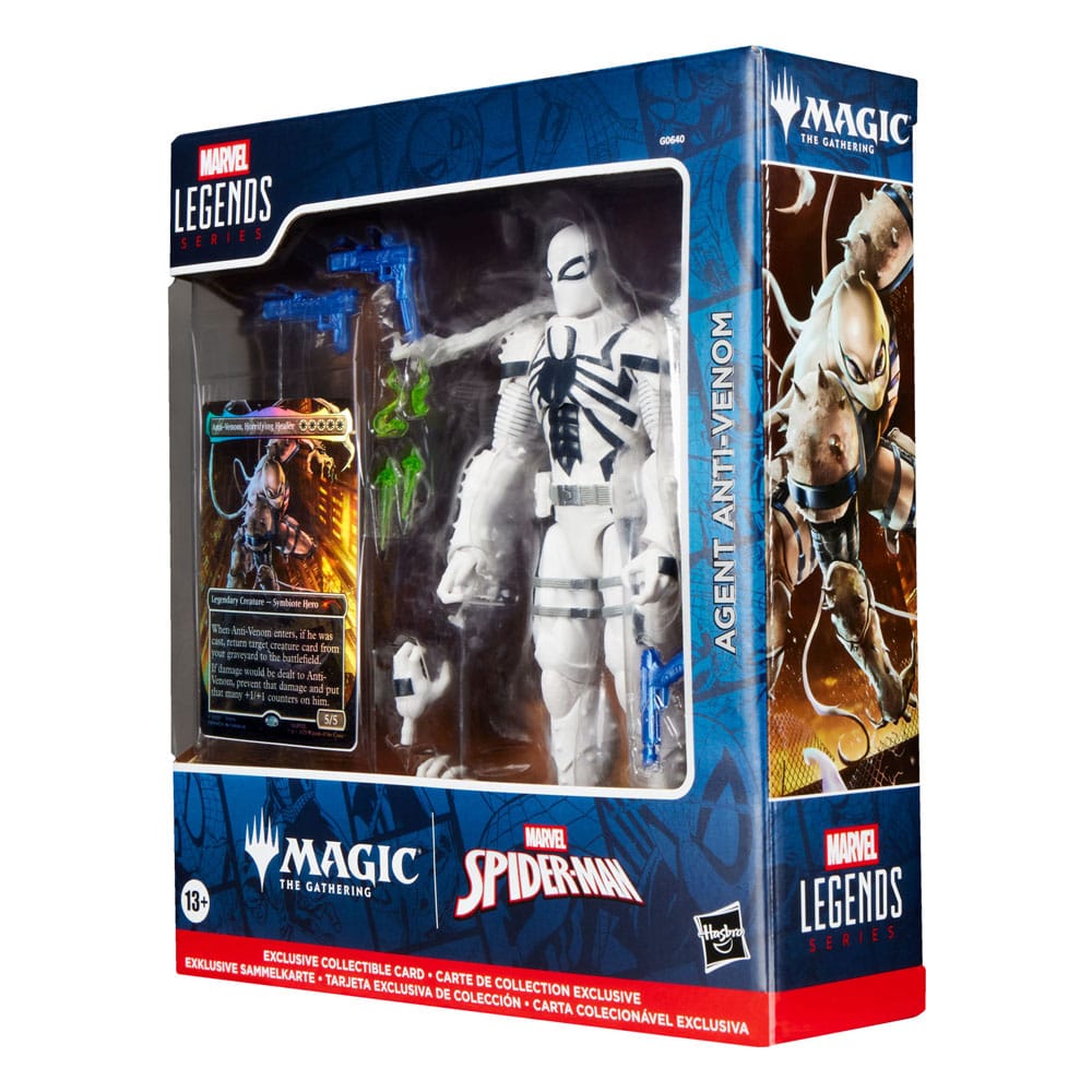 Marvel Legends Magic: The Gathering Actionfigur Agent Anti-Venom (plus exklusive Foil-Karte) 15 cm