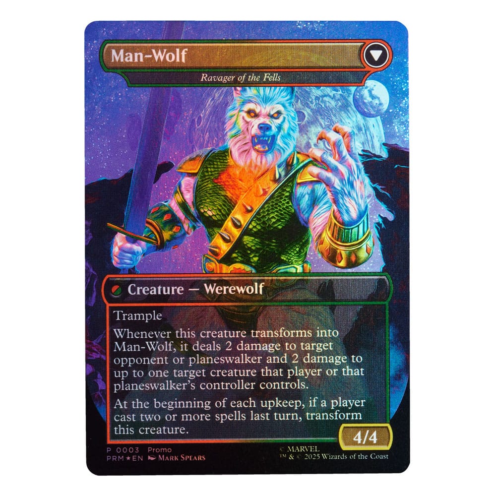 Marvel Legends Magic: The Gathering Actionfigur Man-Wolf (plus exklusive Foil-Karte) 15 cm