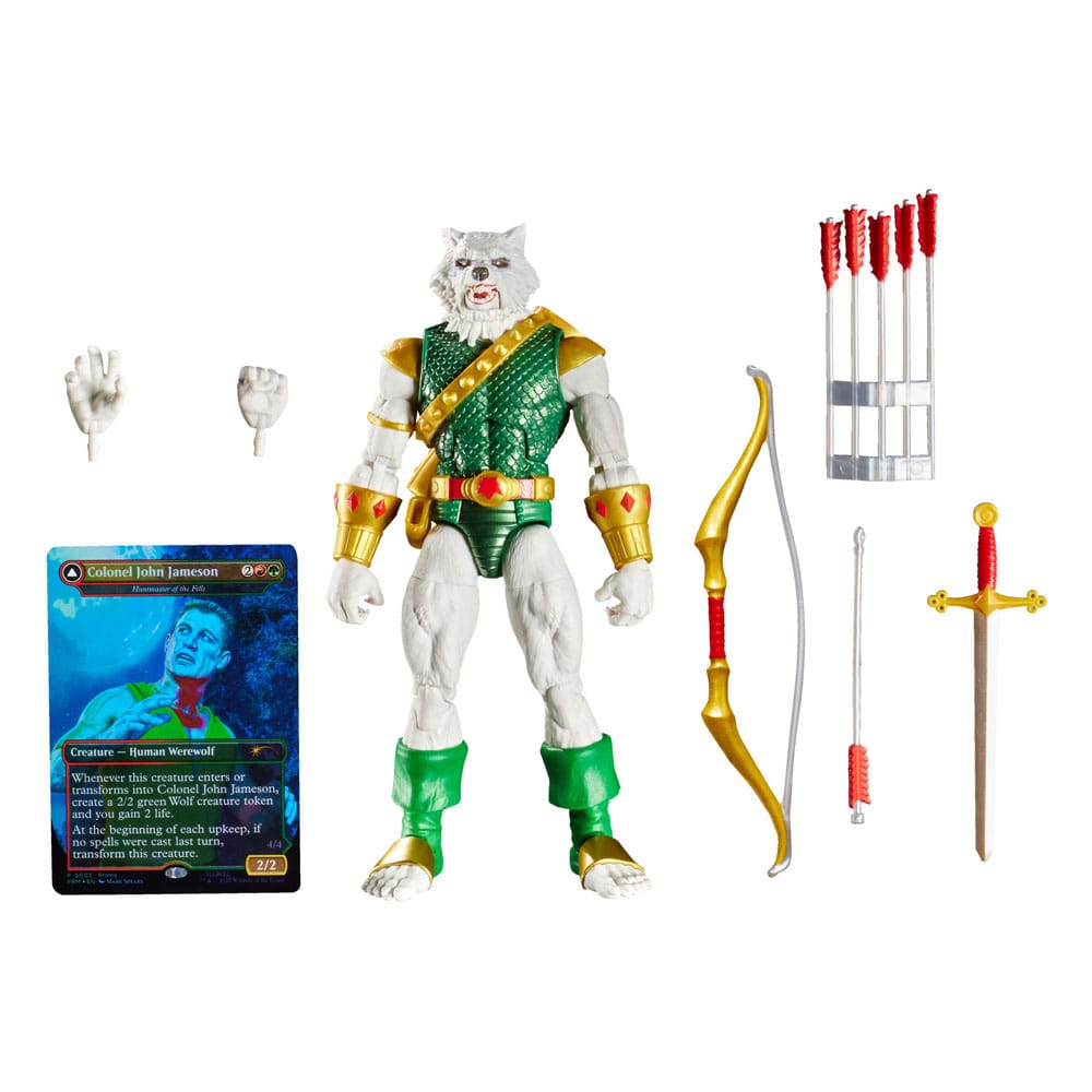 Marvel Legends Magic: The Gathering Actionfigur Man-Wolf (plus exklusive Foil-Karte) 15 cm