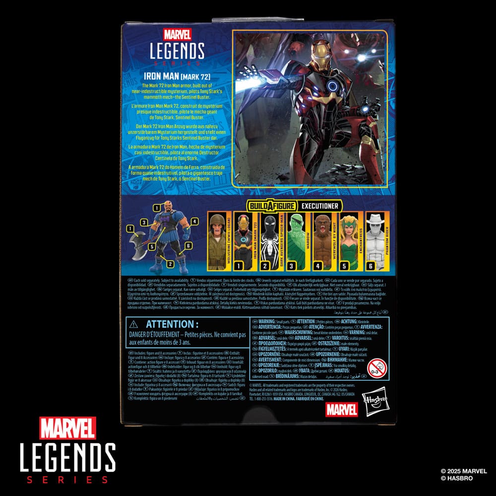 Marvel Legends Actionfigur Iron Man (Mark 72) (BAF: Executioner) 15 cm