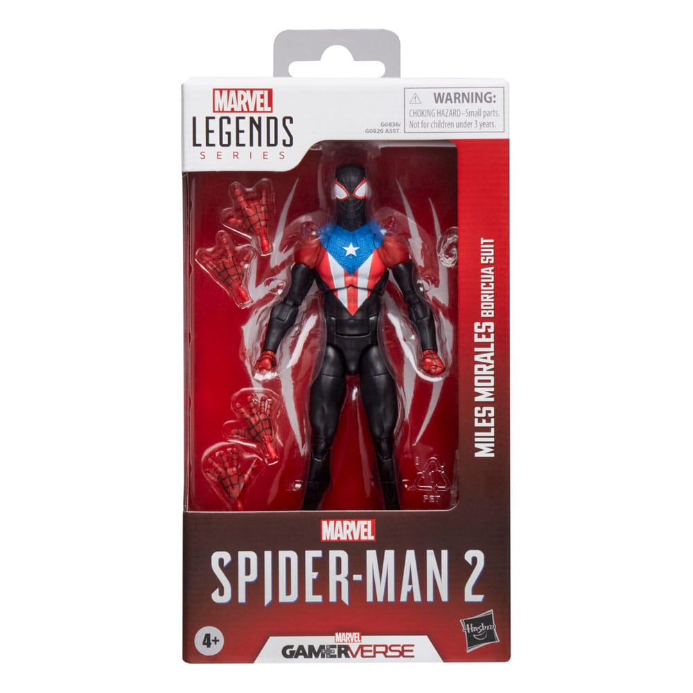 Spider-Man 2 Marvel Legends Gamerverse Actionfigur Miles Morales (Boricua Suit) 15 cm