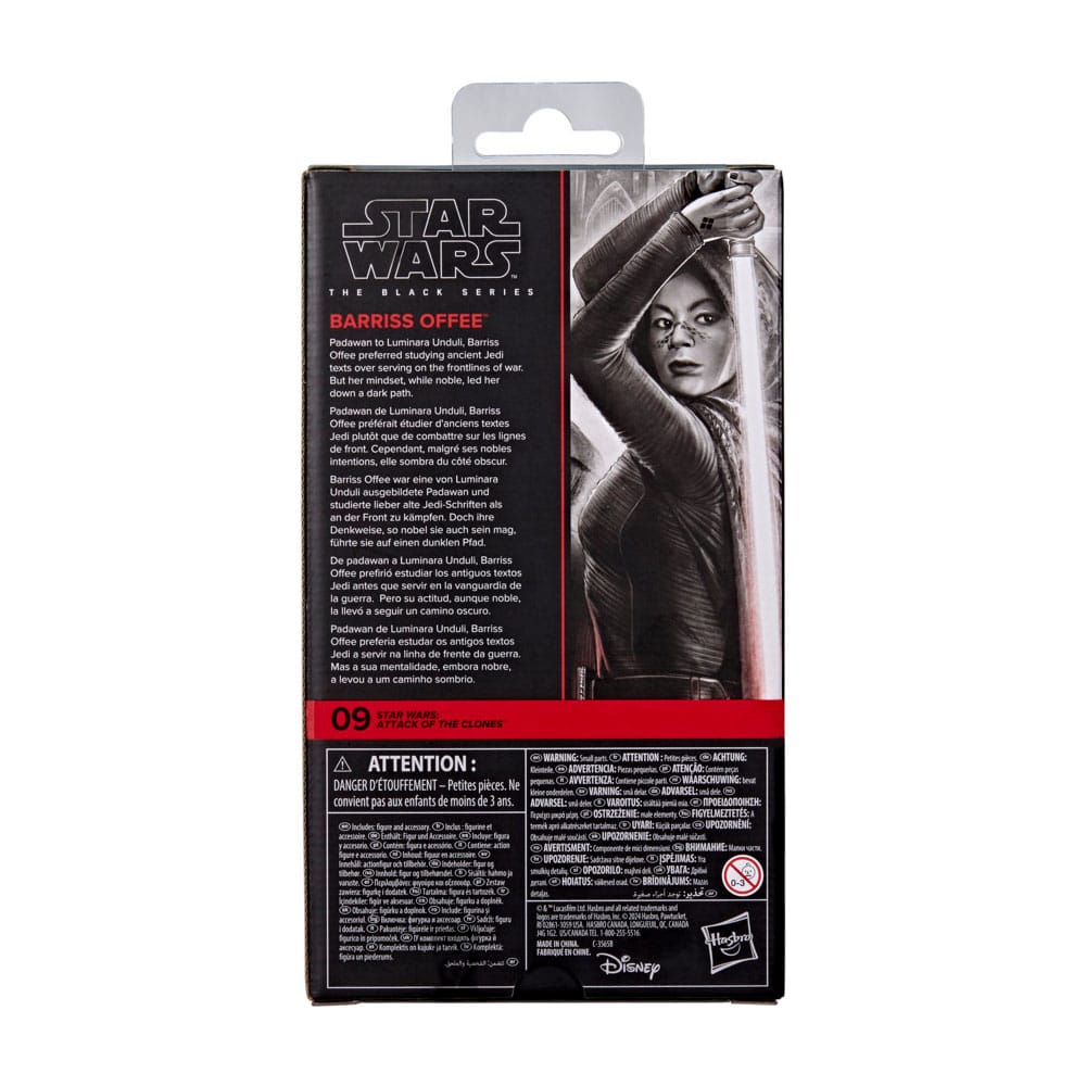 Star Wars Episode II Black Series Actionfigur Barriss Offee 15 cm