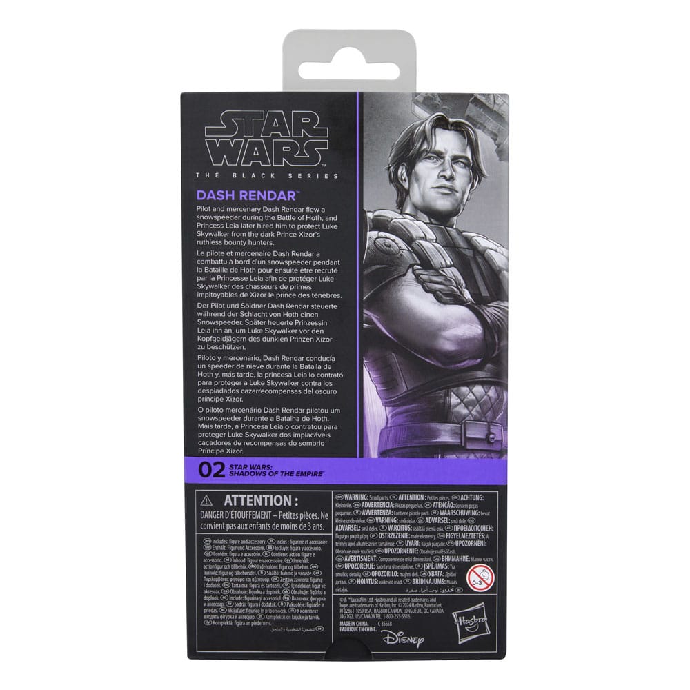 Star Wars: Shadows of the Empire Black Series Actionfigur Dash Rendar 15 cm