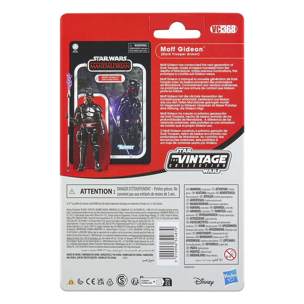 Star Wars: The Mandalorian Vintage Collection Actionfigur Moff Gideon (Dark Trooper Armor) 10 cm