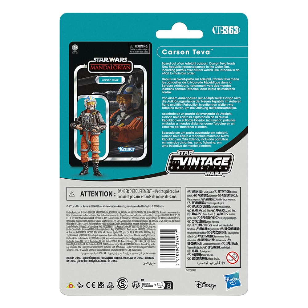 Star Wars: The Mandalorian Vintage Collection Actionfigur Carson Teva 10 cm