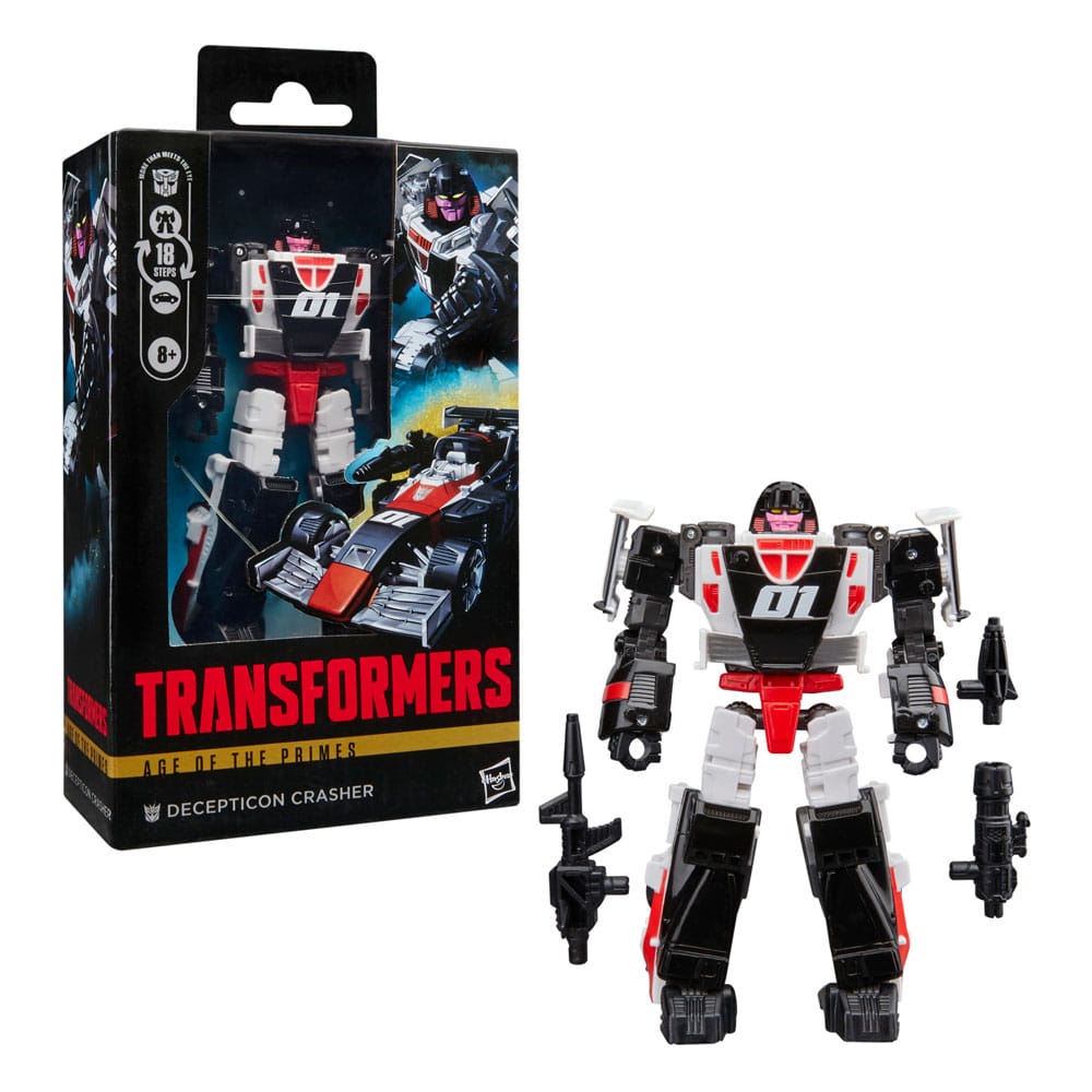 Transformers Age of the Primes Deluxe Class Actionfigur Decepticon Crasher 14 cm