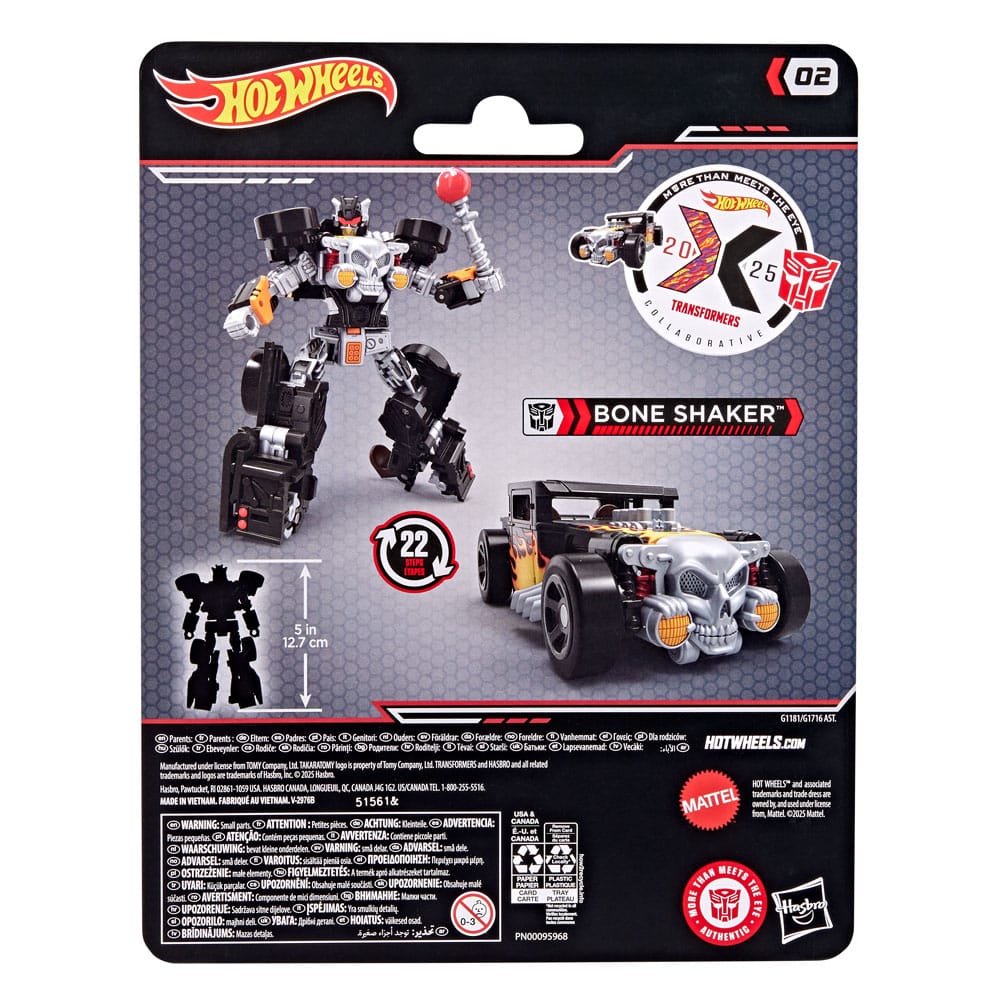 Hot Wheels x Transformers Actionfigur Bone Shaker 12 cm