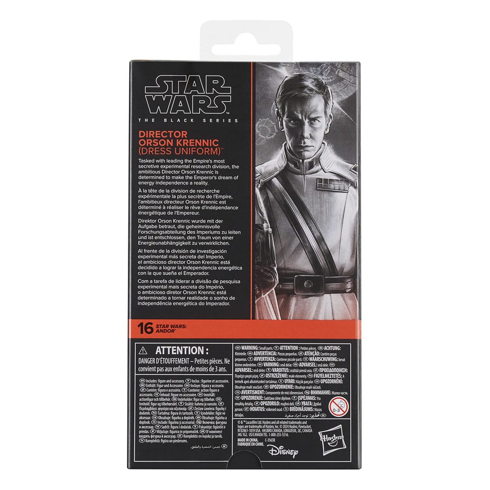 Star Wars: Andor Black Series Actionfigur Director Orson Krennic (Dress Uniform) 15 cm