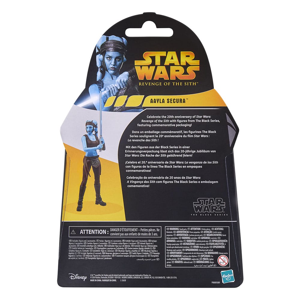 Star Wars Episode III Black Series Actionfigur 20th Anniversary Aayla Secura 15 cm
