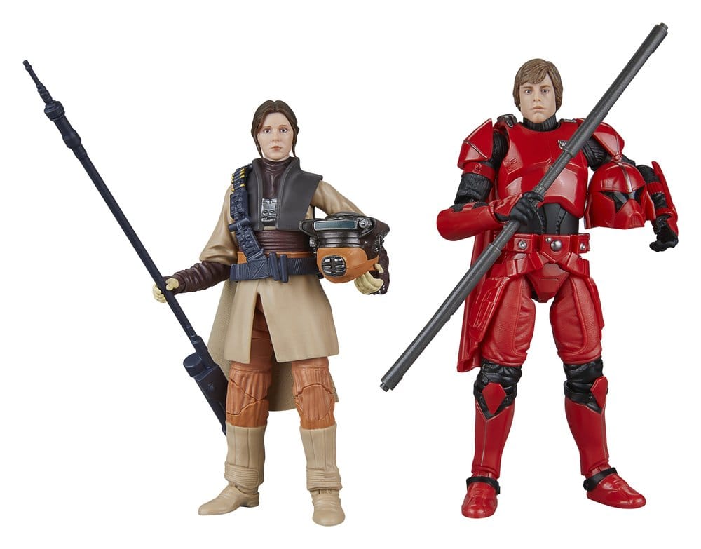 Star Wars: Shadows of the Empire Black Series Actionfiguren Luke Skywalker (Imperial Guard) & Princess Leia Organa (Boushh) 15 cm