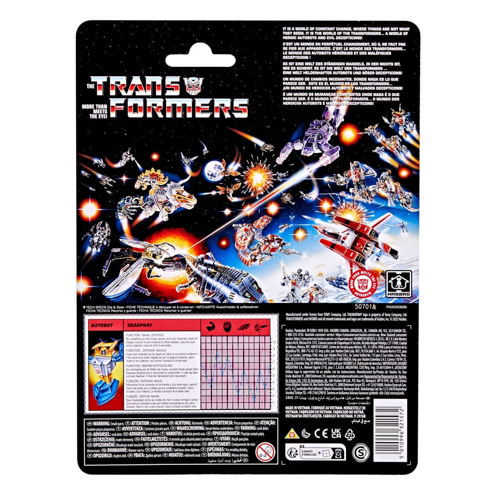 The Transformers Retro G1 Actionfigur Autobot Seaspray 13 cm