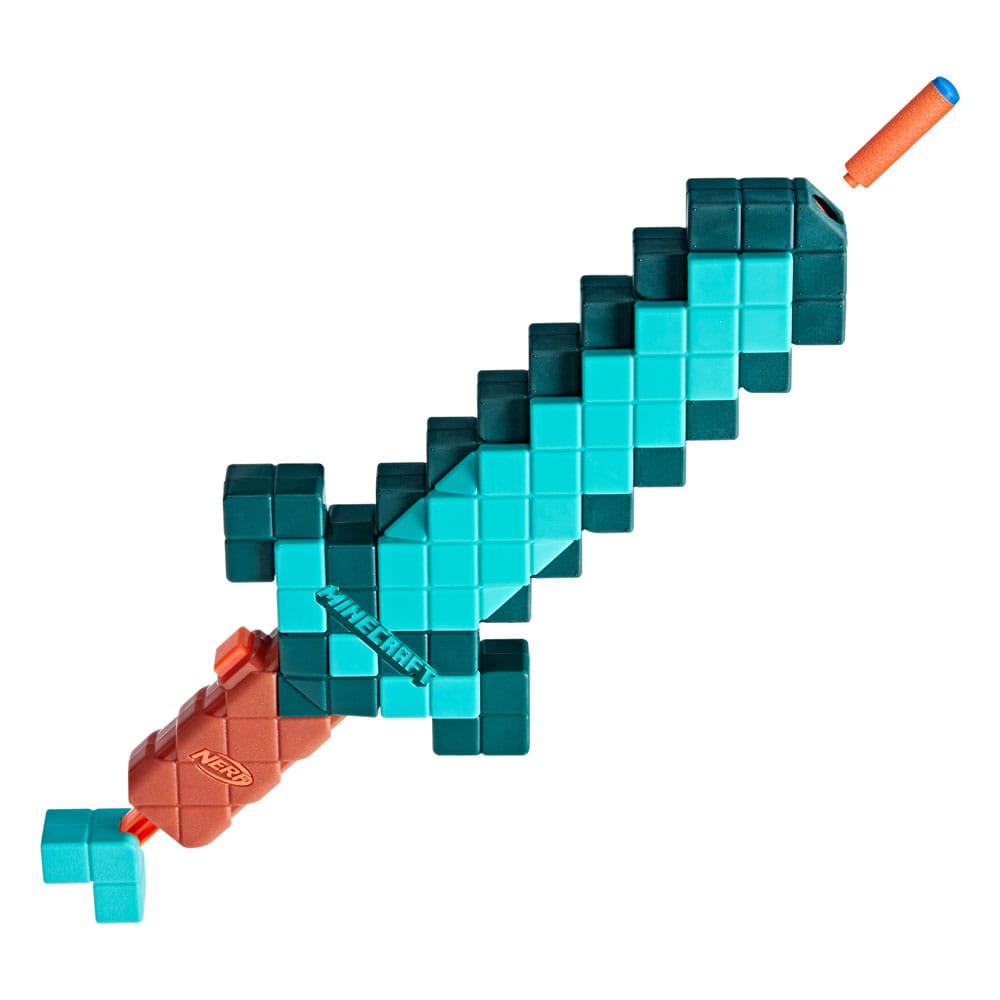 Minecraft NERF Diamantschwert mit Dart-Abschuss