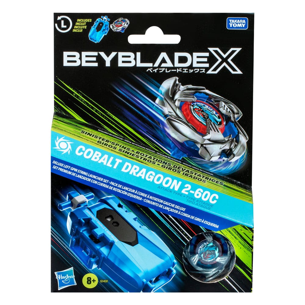 Beyblade X Cobalt Dragoon 2-60C Schnur-Starter Set