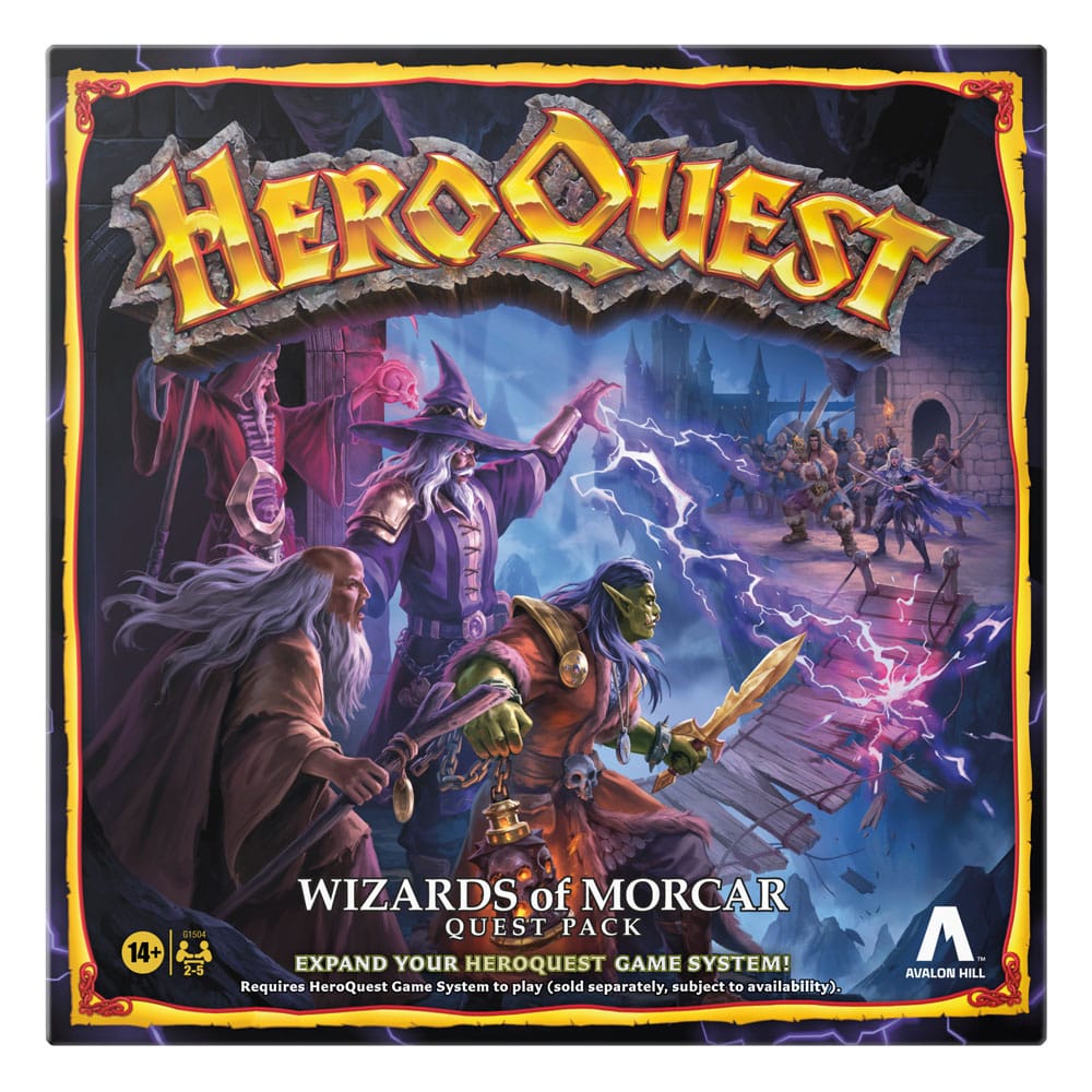 HeroQuest Brettspiel-Erweiterung Wizards of Morcar Abenteuerpack *Englische Version*
