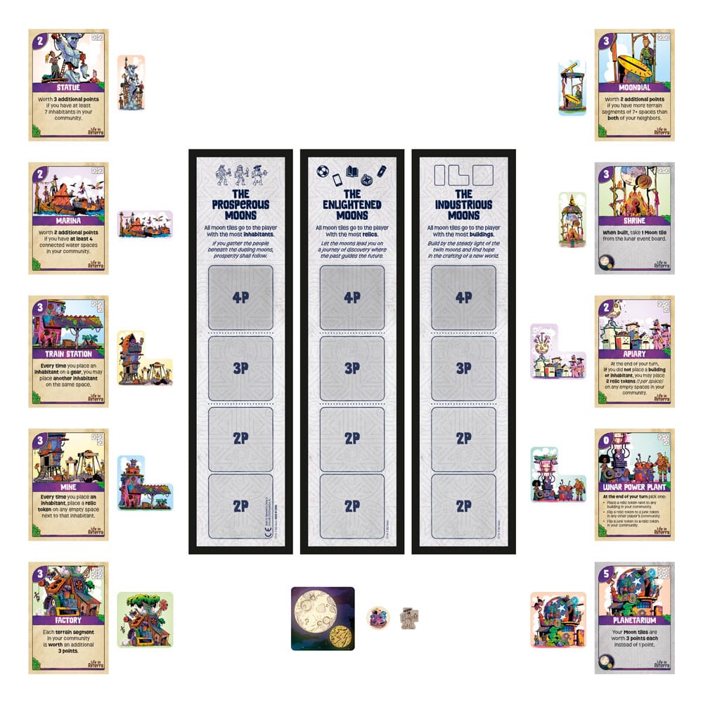 Life in Reterra Brettspiel-Erweiterung Moonrise *Englische Version*
