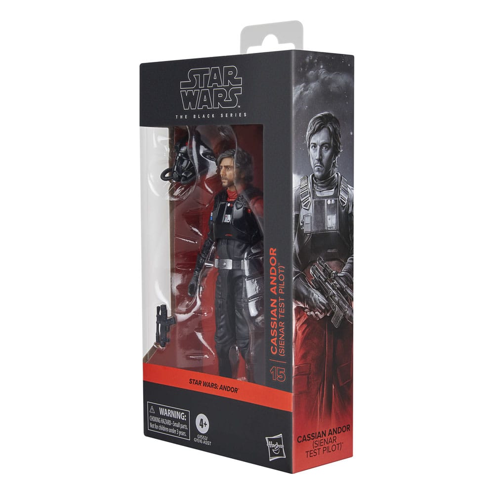 Star Wars: Andor Black Series Actionfigur Cassian Andor (Sienar Test Pilot) 15 cm