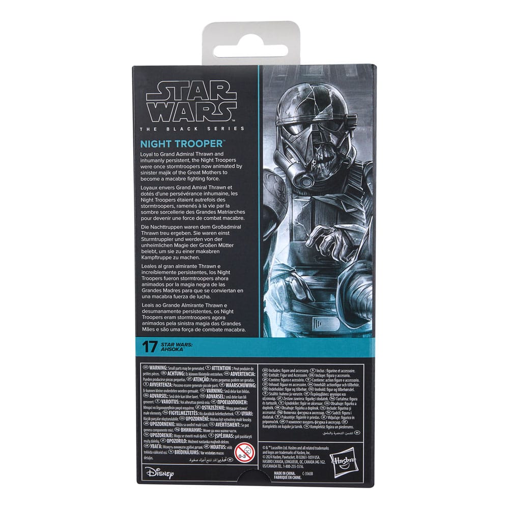 Star Wars: Ahsoka Black Series Actionfigur Night Trooper 15 cm
