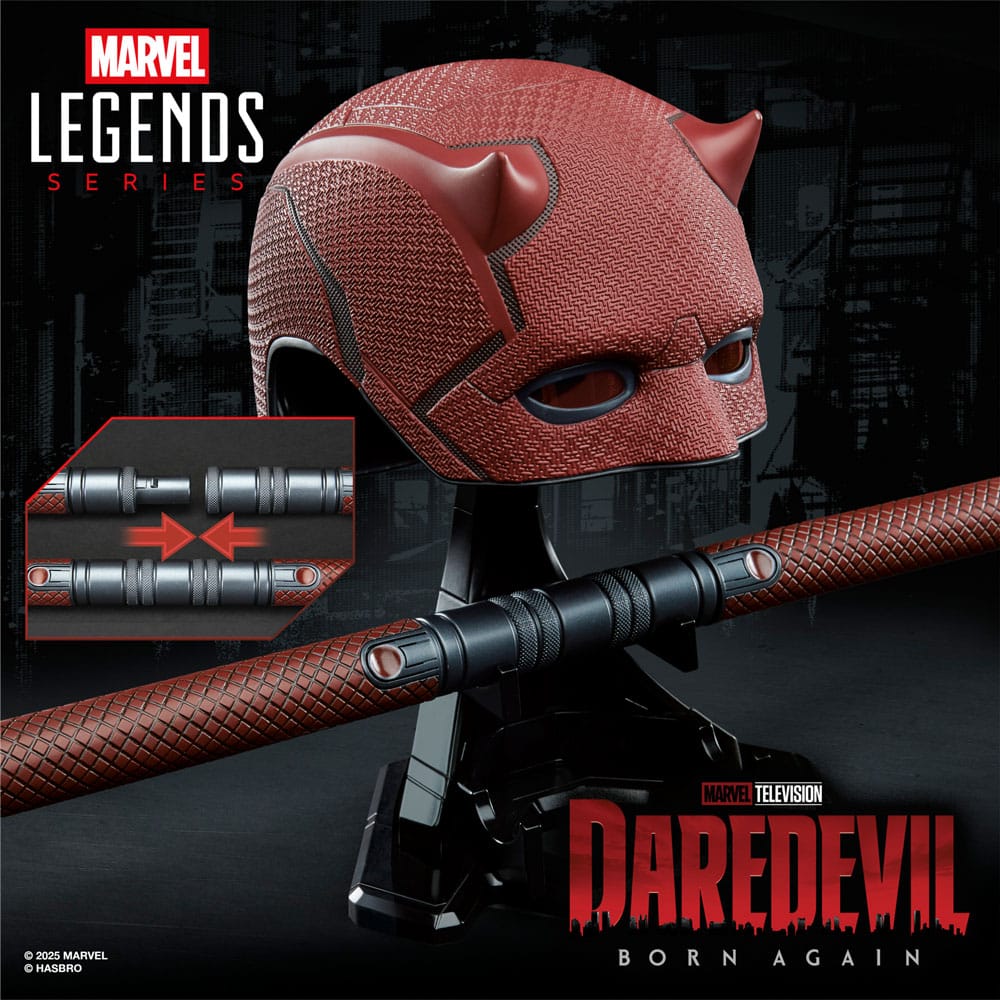 Daredevil: Born Again Premium Roleplay Maske und Schlagstock