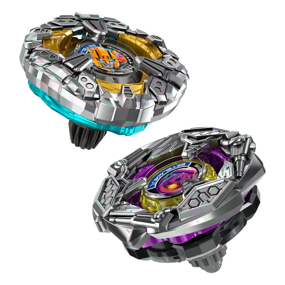 Beyblade X und Transformers Collab Bumblebee 3-60GP vs. Shockwave 5-80O