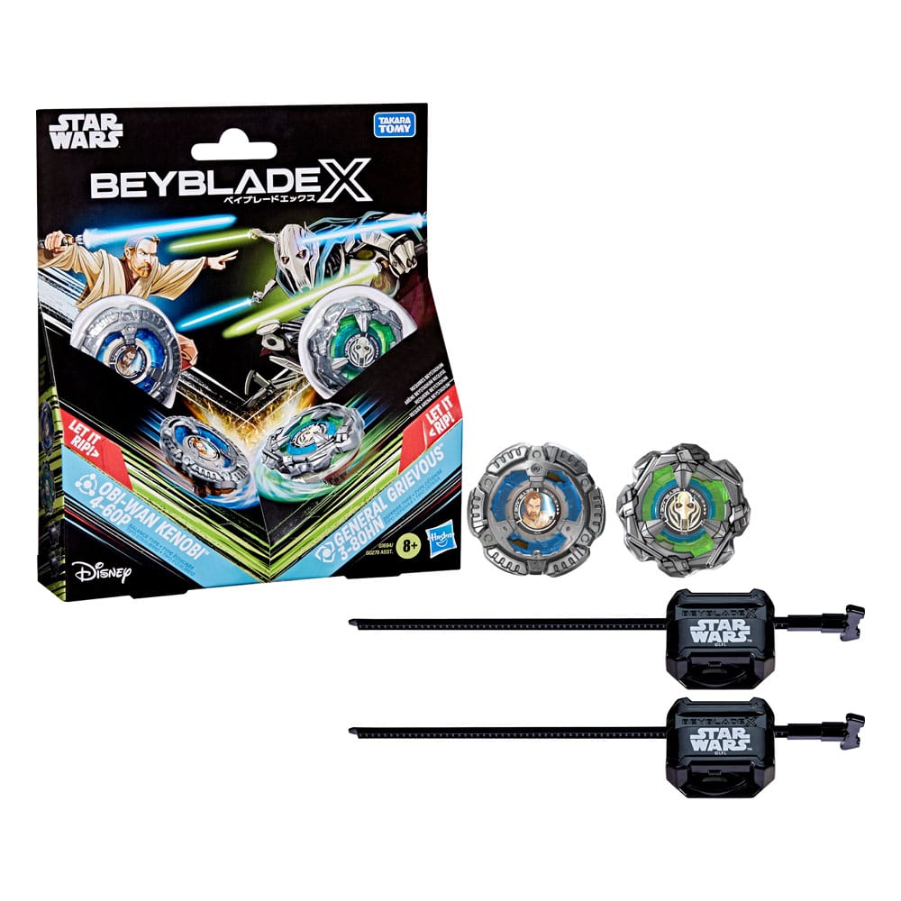 Beyblade X und Star Wars Collab, Obi-Wan Kenobi 4-60P vs. General Grievous 3-80HN