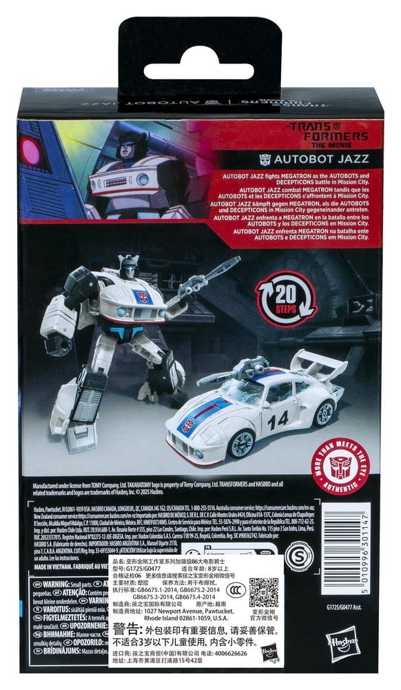 The Transformers: The Movie Studio Series Deluxe Class Actionfigur Autobot Jazz 11 cm