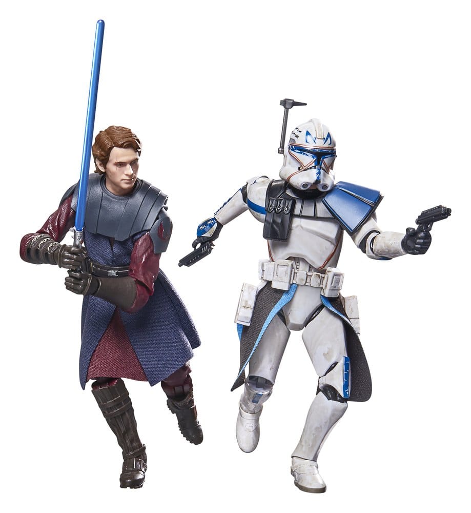 Star Wars Black Series Actionfiguren 2er-Pack Anakin Skywalker & Clone Captain Rex 15 cm