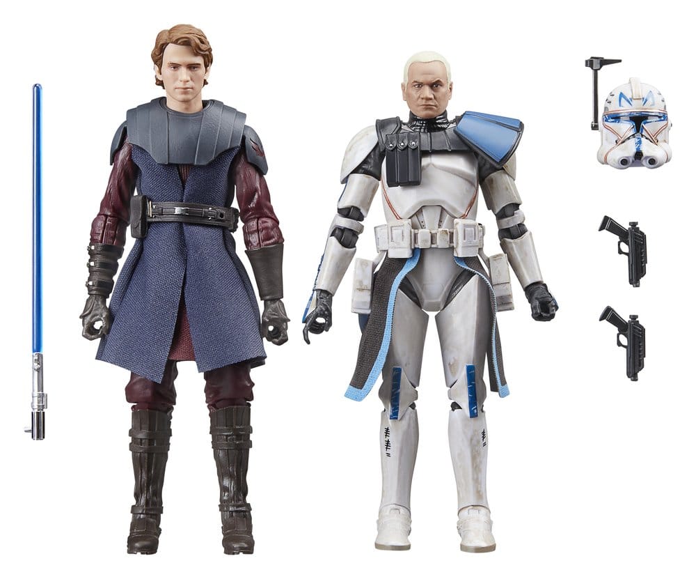 Star Wars Black Series Actionfiguren 2er-Pack Anakin Skywalker & Clone Captain Rex 15 cm