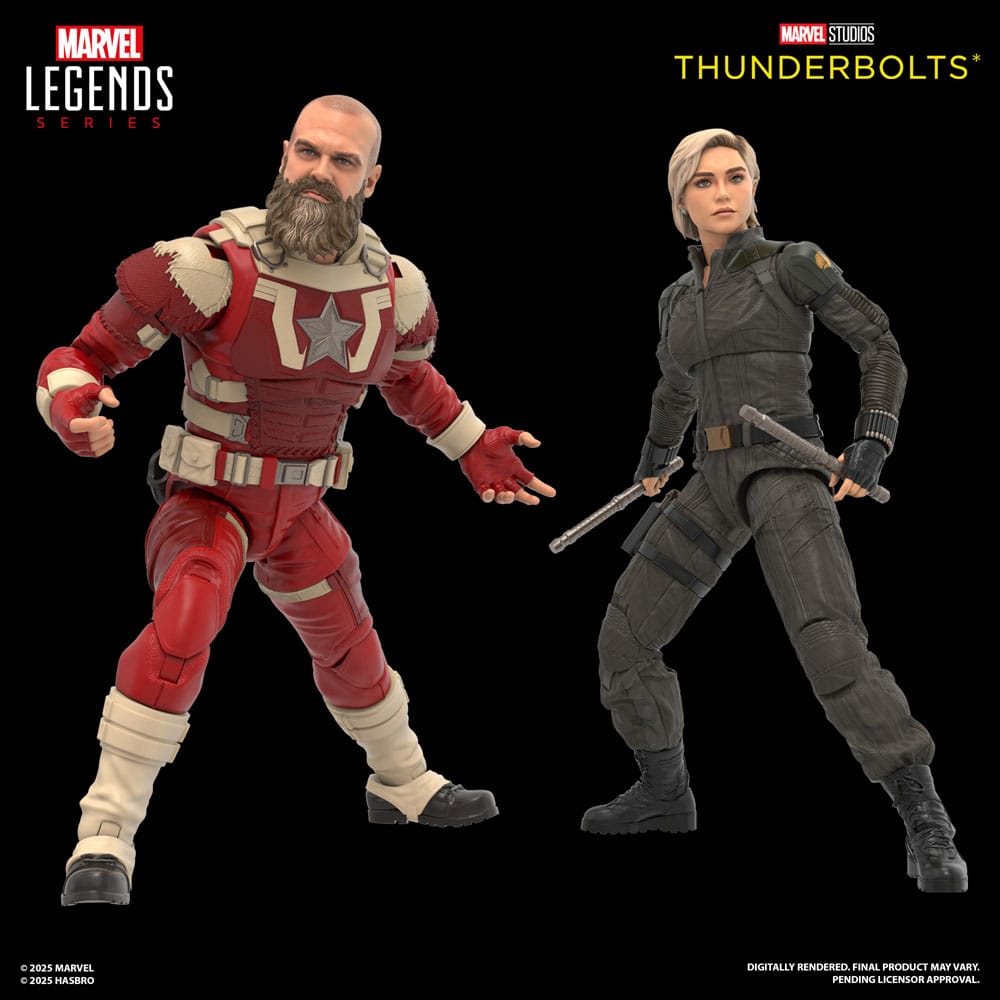 Thunderbolts Marvel Legends Actionfiguren 2er-Pack Yelena Belova & Red Guardian 15 cm